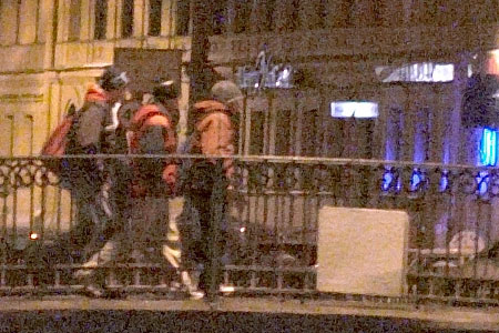 Фрагмент изображения с большим количеством шумов